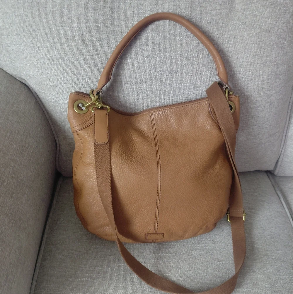Fossil Karli Elegant Leather Satchel Bag